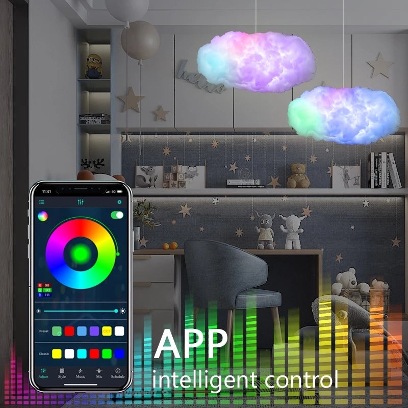 USB Cloud Light – RGBIC Sfeerverlichting met App Control & Muzieksynchronisatie