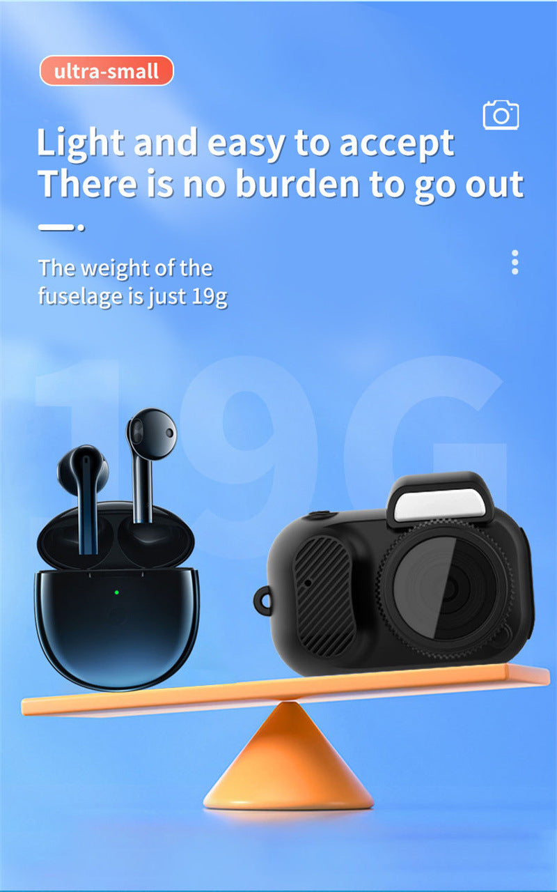 Compacte Mini Camera - 1080P HD met Scherm & SD Support