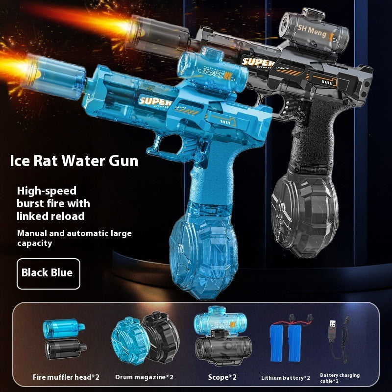LED Waterpistool met Recoil & Oplaadbare Batterij – Automatische Waterpistool