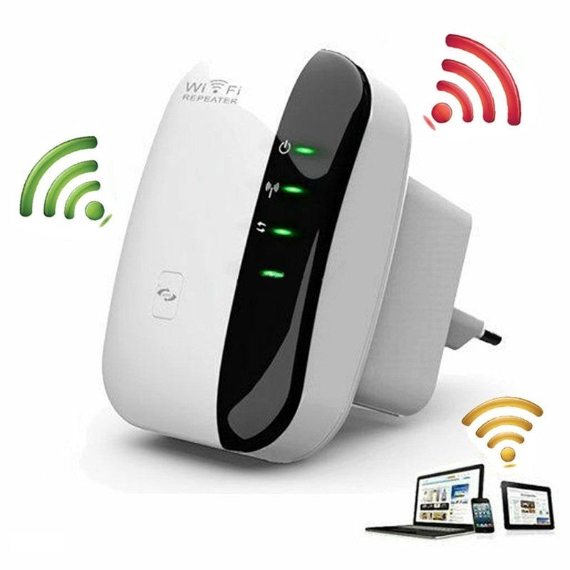 WiFi Repeater & Signaalversterker – Plug & Play Netwerkuitbreider