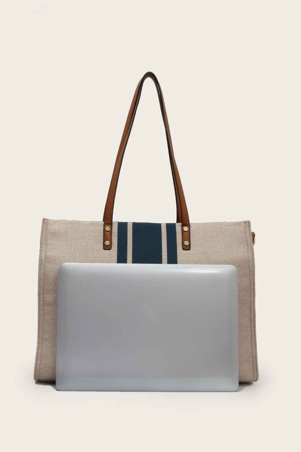 Gestreepte Tote Bag