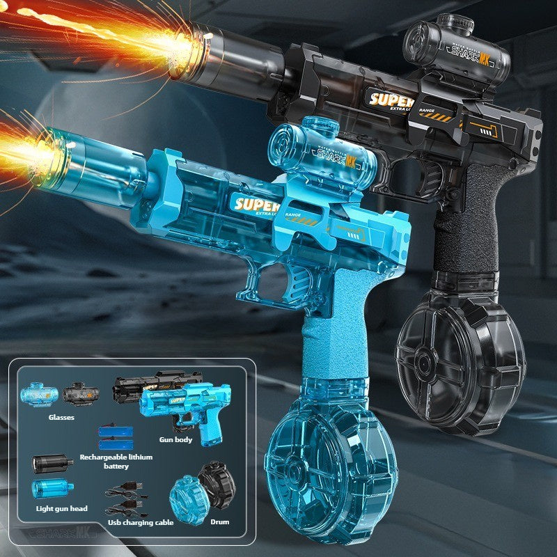 LED Waterpistool met Recoil & Oplaadbare Batterij – Automatische Waterpistool