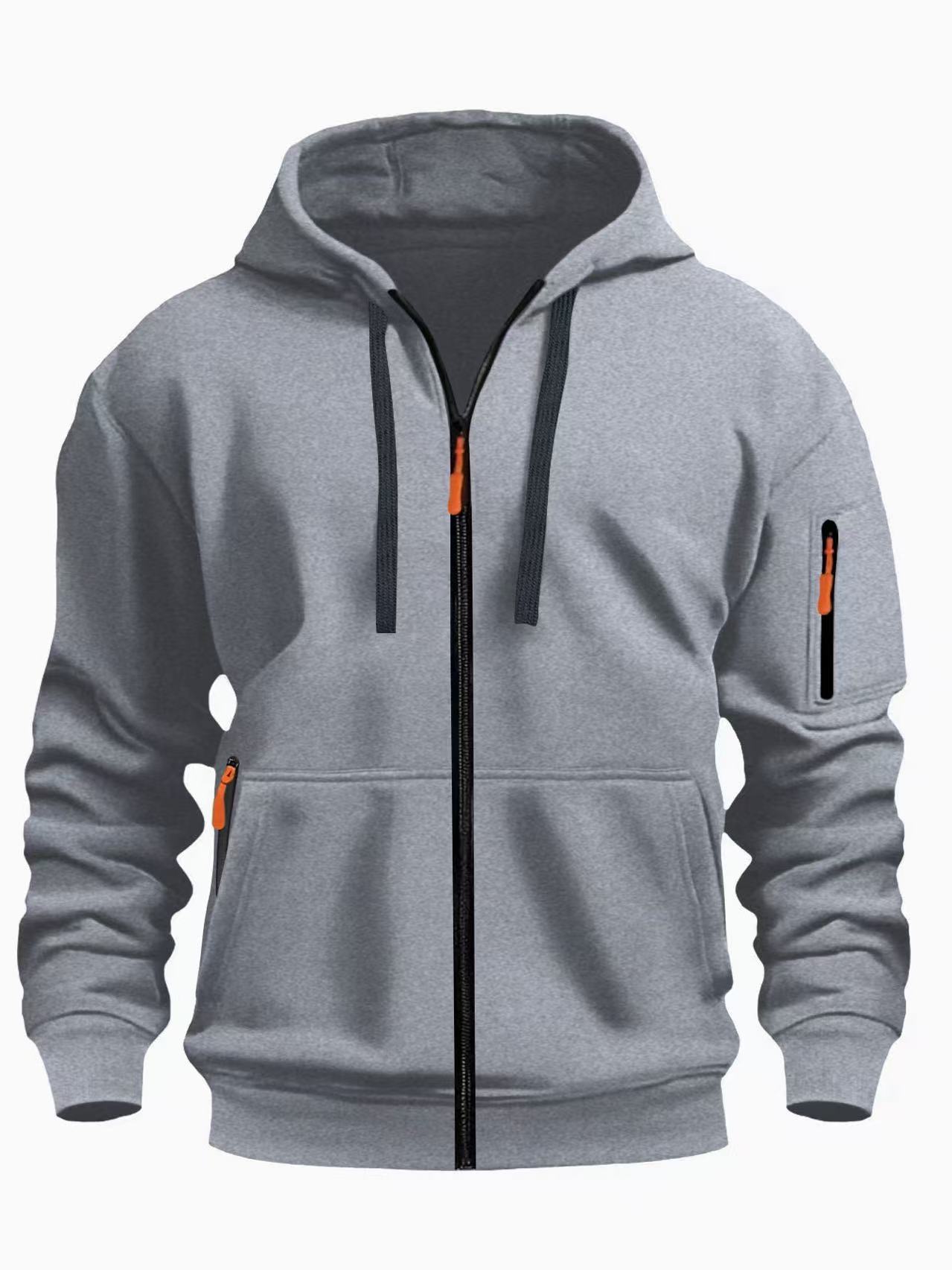 Heren Gevoerde Warme Cardigan - Met Capuchon