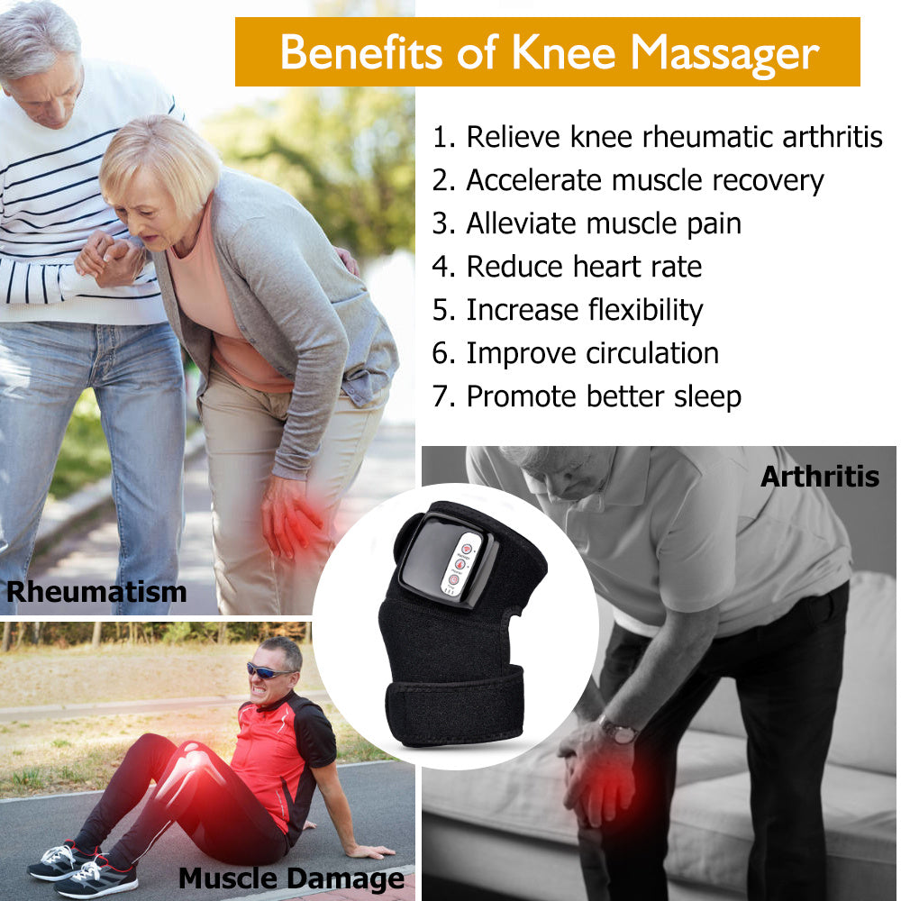 Multifunctioneel Verwarmd Massageapparaat -  Knie- & Gewrichtsmassage