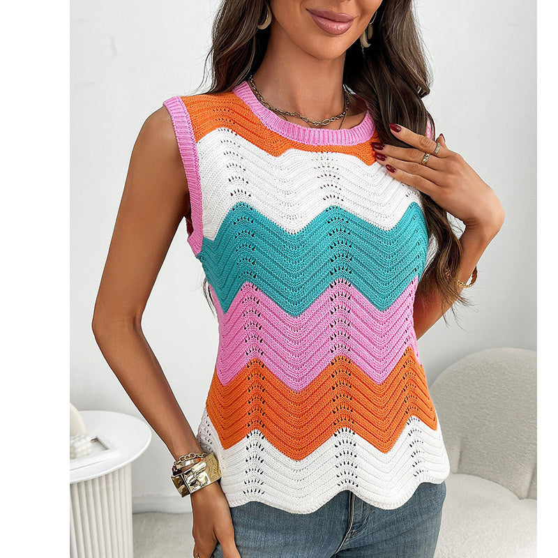 Dames Gebreide Top – Trendy pasvorm