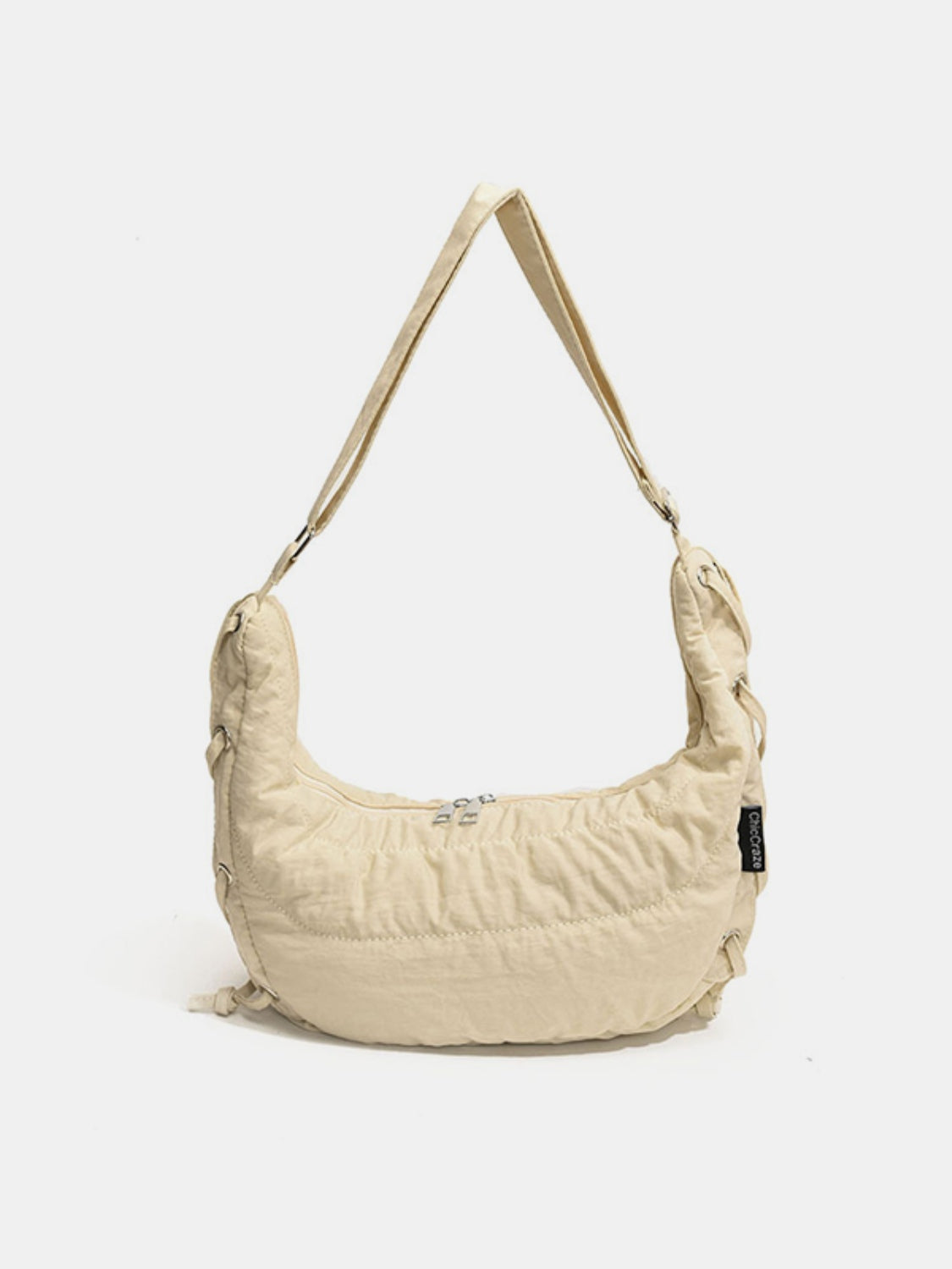 Polyester Crossbodytas met vetersluiting