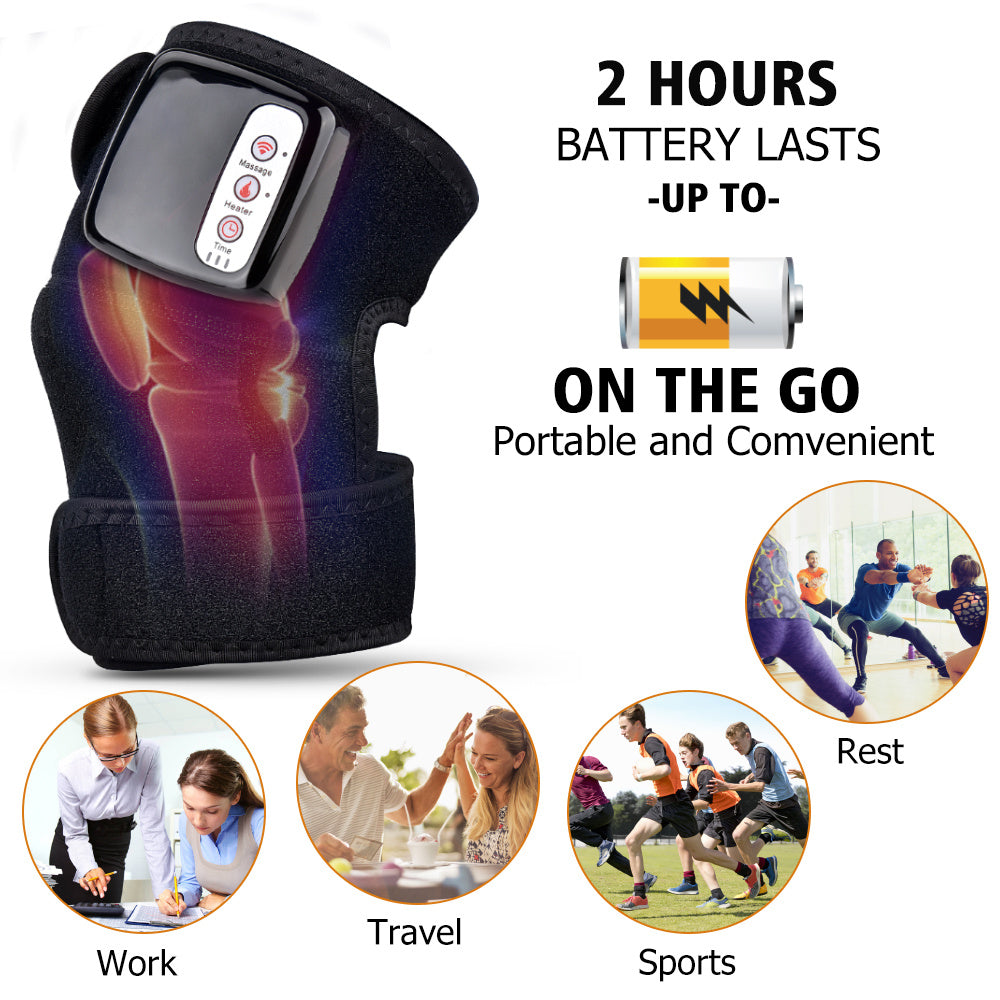 Multifunctioneel Verwarmd Massageapparaat -  Knie- & Gewrichtsmassage
