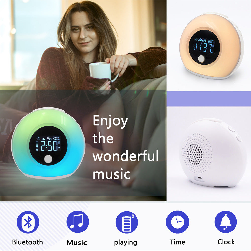 Bluetooth Wekker Met Licht & Speaker – LCD Display