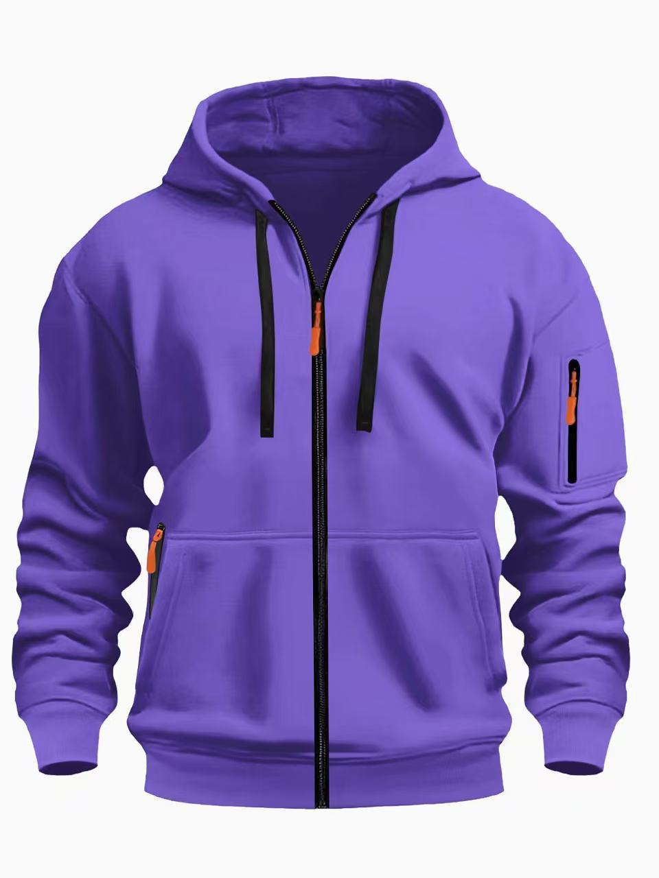 Heren Gevoerde Warme Cardigan - Met Capuchon