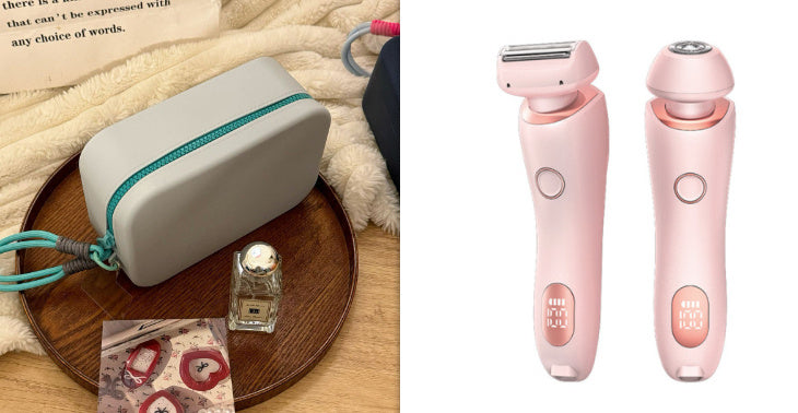 2-in-1 Elektrisch Scheerapparaat voor Vrouwen – Pijnloos, Waterdicht en USB Oplaadbaar