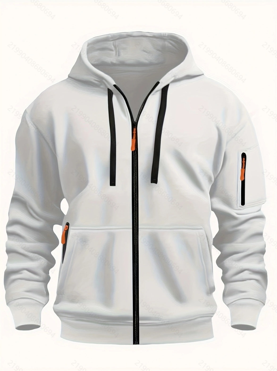 Heren Gevoerde Warme Cardigan - Met Capuchon
