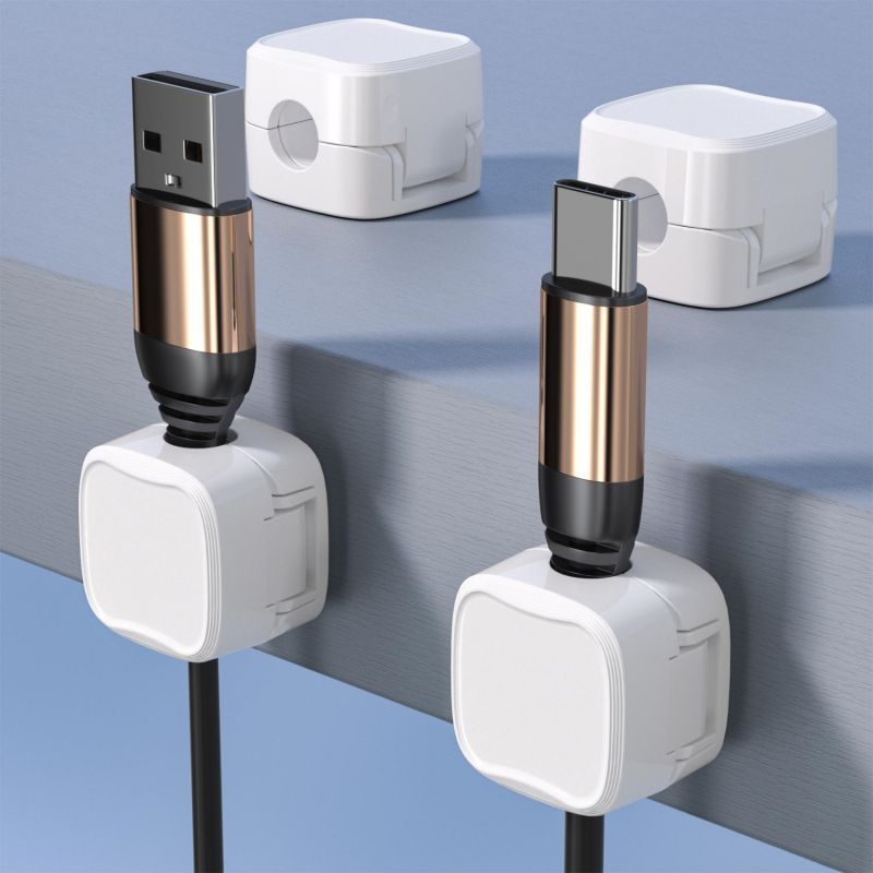 Magnetische Kabelclip – Onder-Bureau Kabel Organizer voor Netjes Draadbeheer