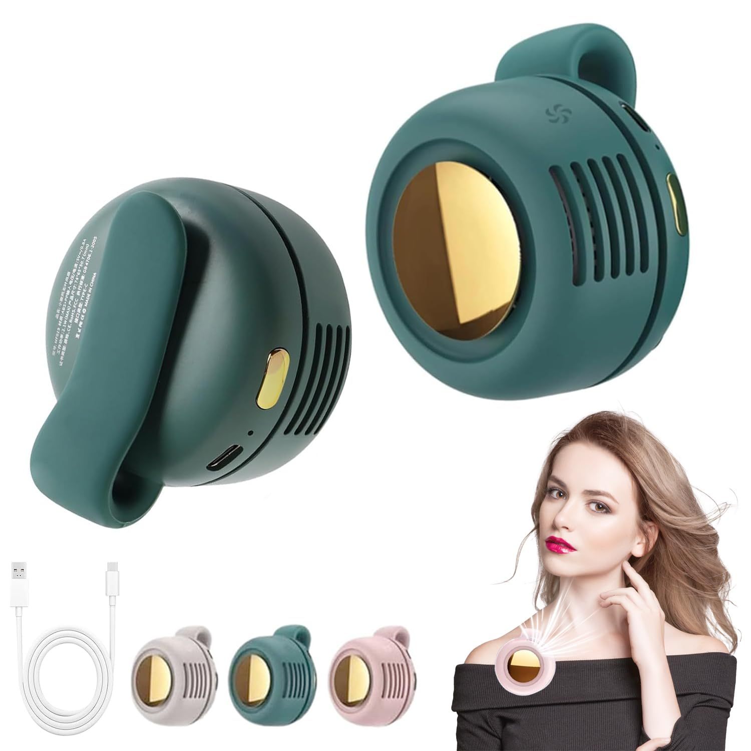 Draagbare Clip Ventilator – Oplaadbare USB