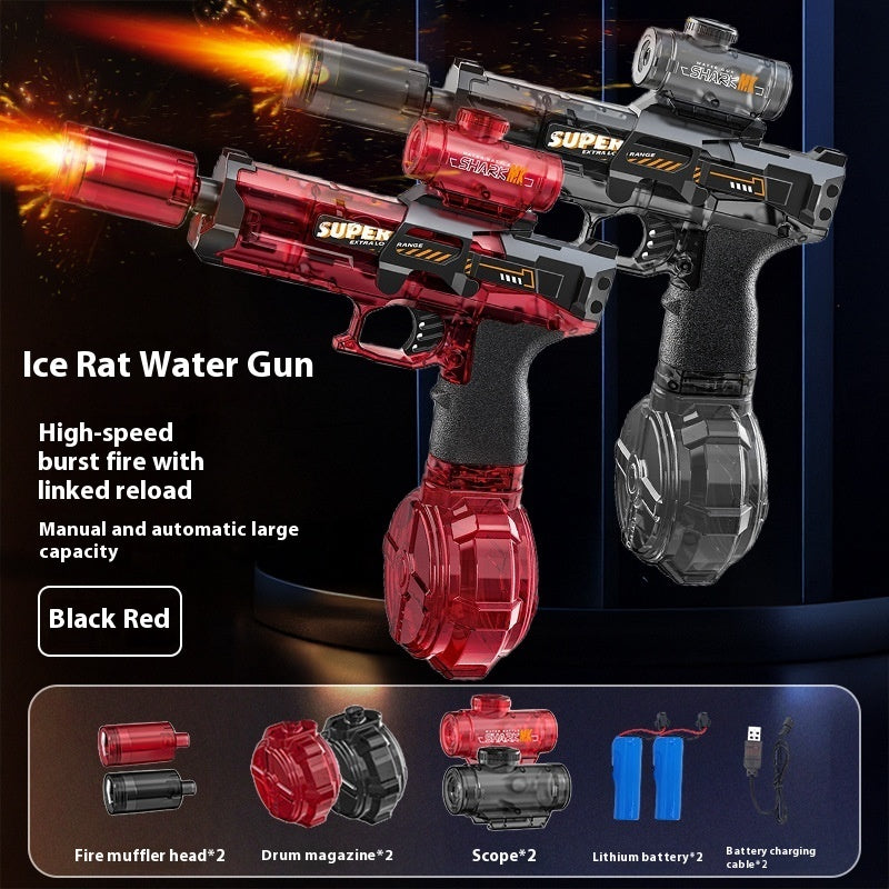 LED Waterpistool met Recoil & Oplaadbare Batterij – Automatische Waterpistool