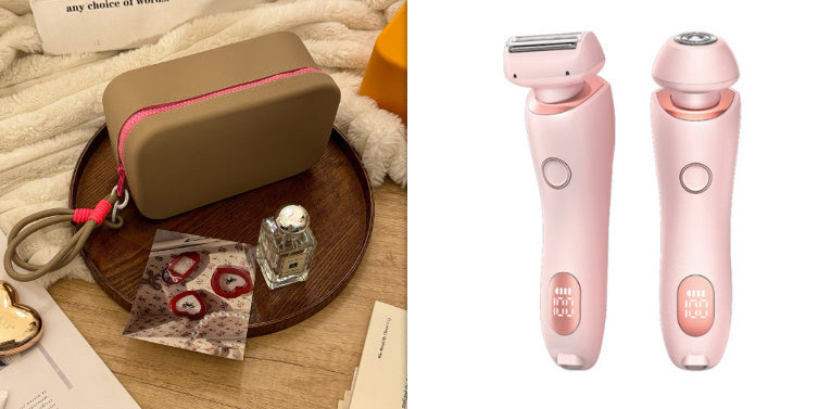 2-in-1 Elektrisch Scheerapparaat voor Vrouwen – Pijnloos, Waterdicht en USB Oplaadbaar