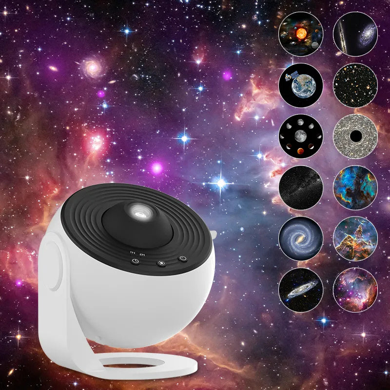 12-in-1 Planetarium Projector – Galaxy Beamer met 360° Rotatie & Films