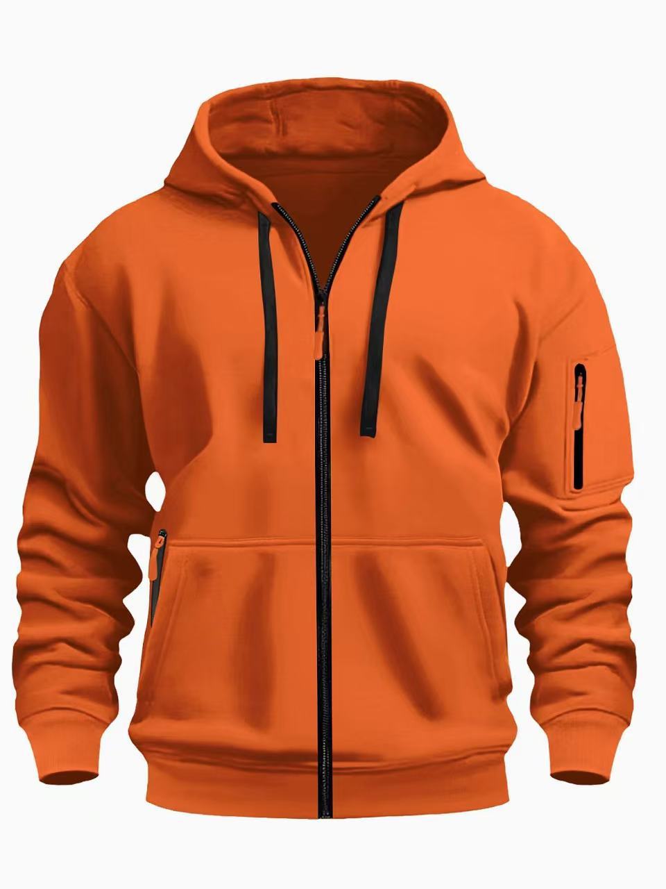 Heren Gevoerde Warme Cardigan - Met Capuchon