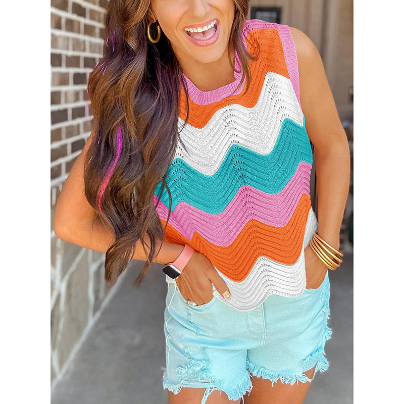 Dames Gebreide Top – Trendy pasvorm