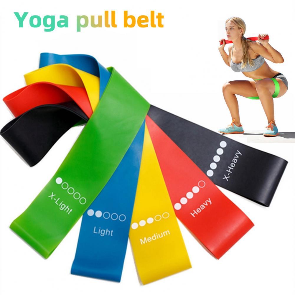 Weerstandsbanden voor Yoga & Fitness – 5 Sterkte‑niveaus