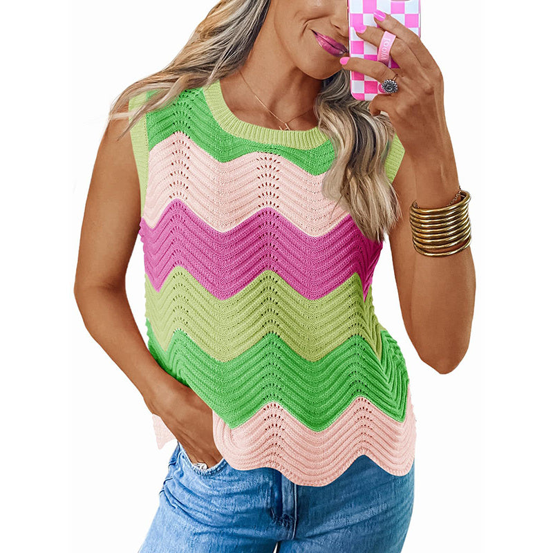 Dames Gebreide Top – Trendy pasvorm