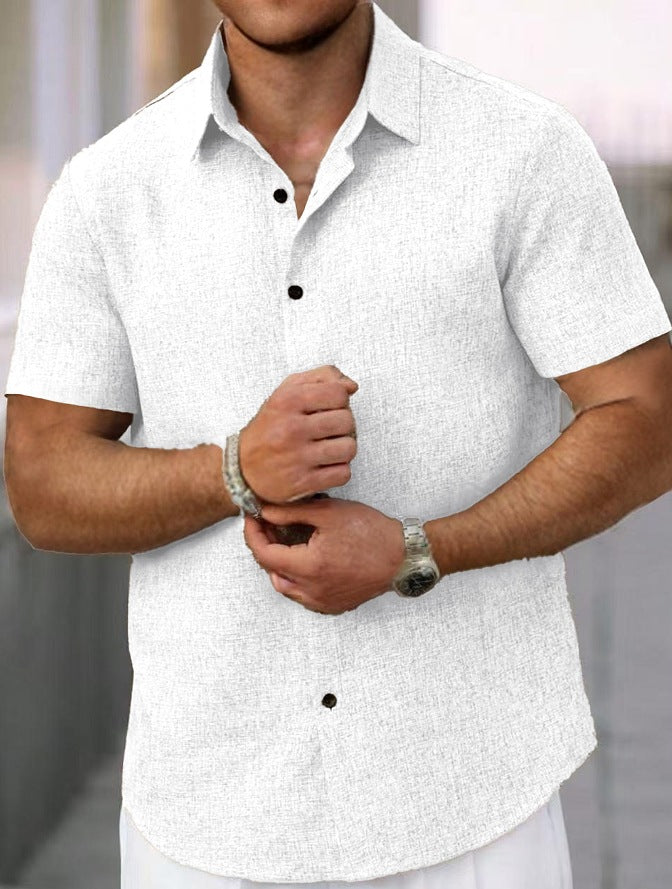 Heren Linnen Overhemd – Luchtig Zomer Shirt