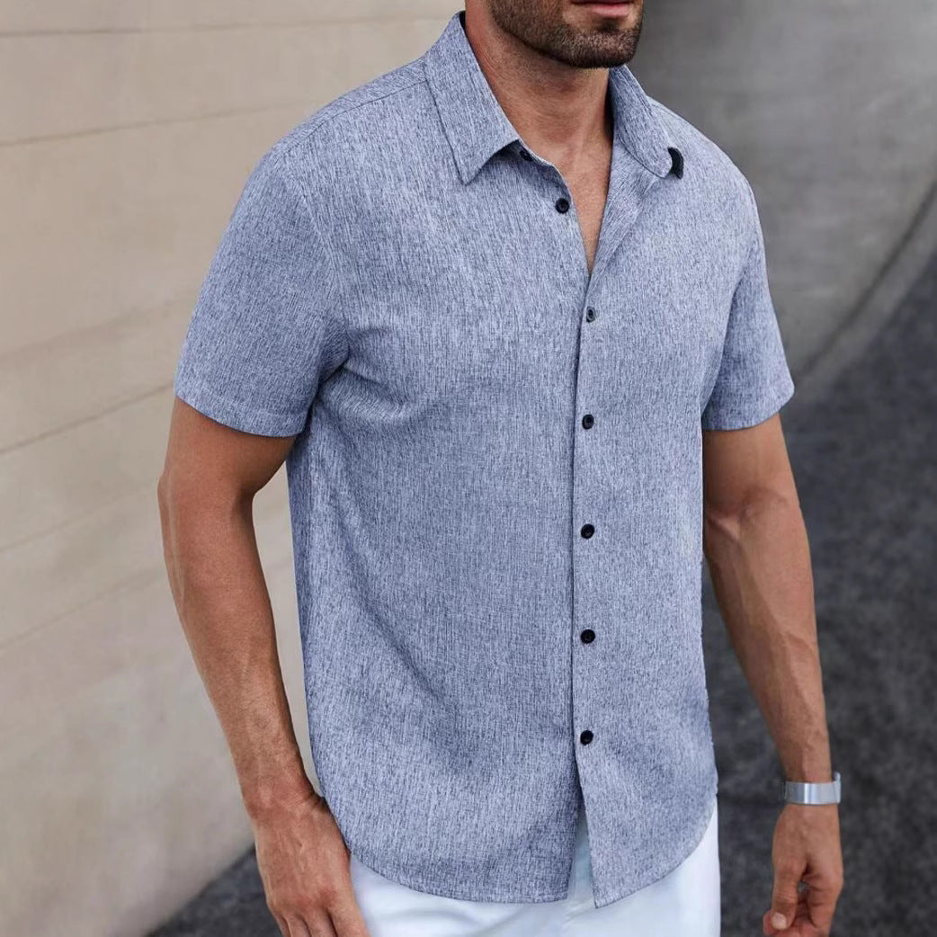 Heren Linnen Overhemd – Luchtig Zomer Shirt