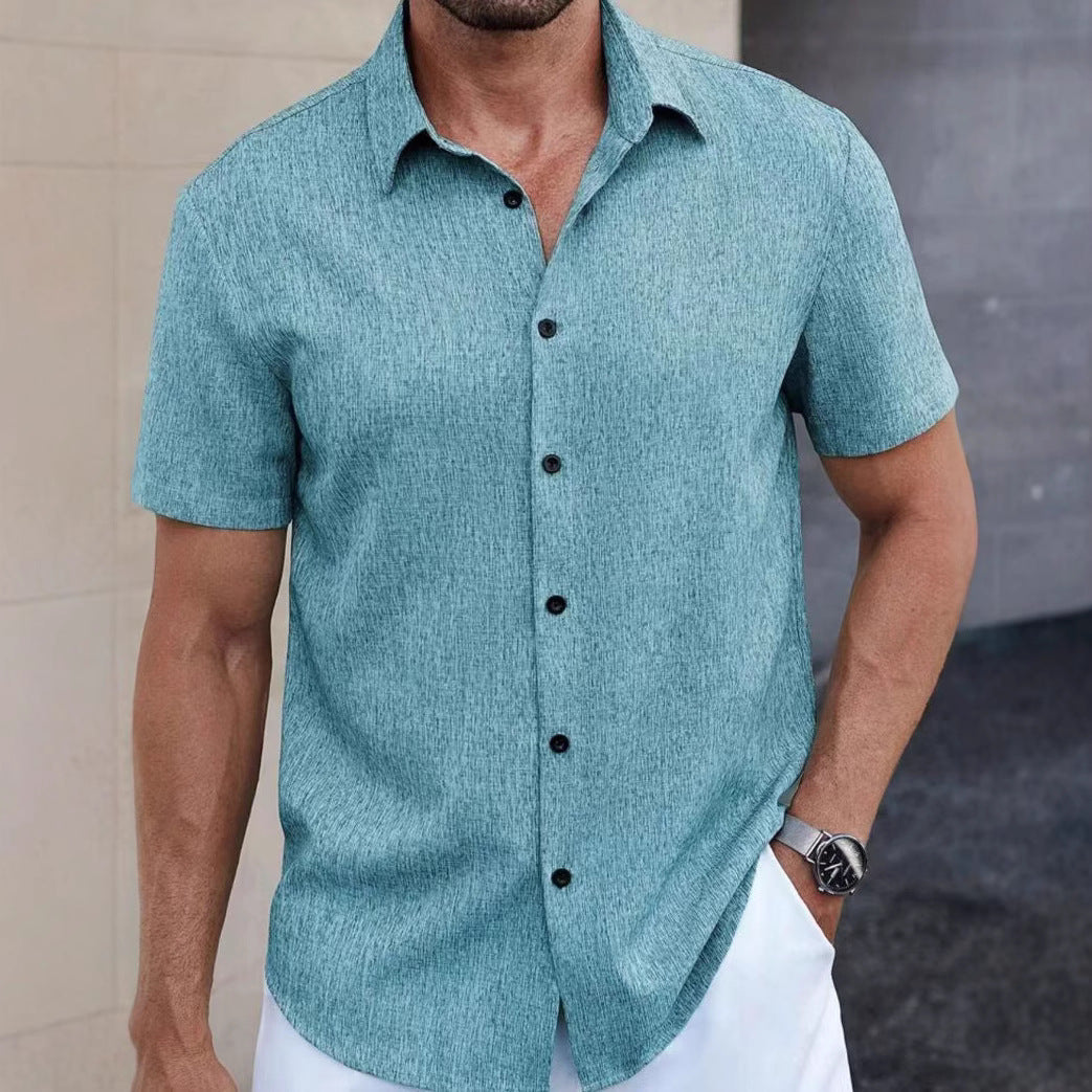 Heren Linnen Overhemd – Luchtig Zomer Shirt