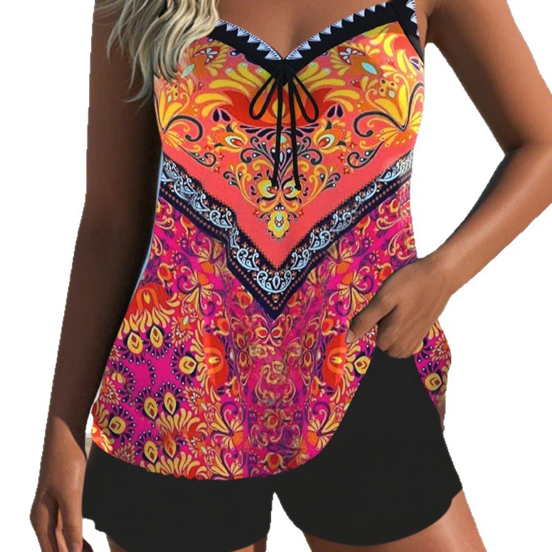 Dames Tankini Set – Zwemkleding 2-delig