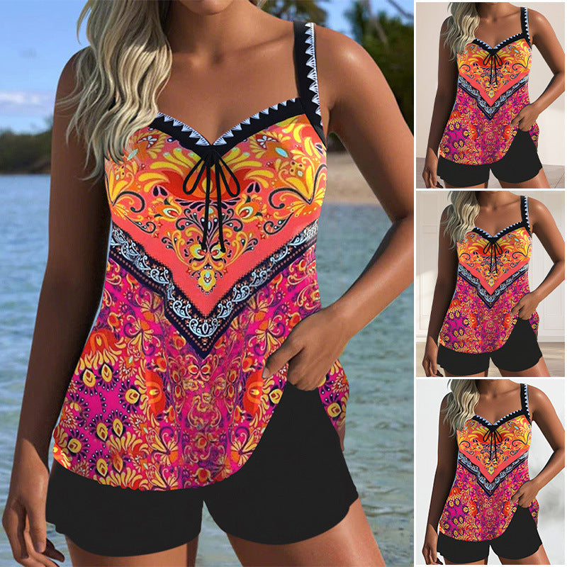 Dames Tankini Set – Zwemkleding 2-delig
