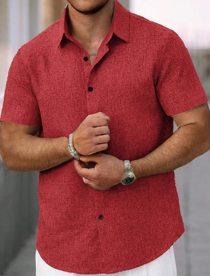 Heren Linnen Overhemd – Luchtig Zomer Shirt