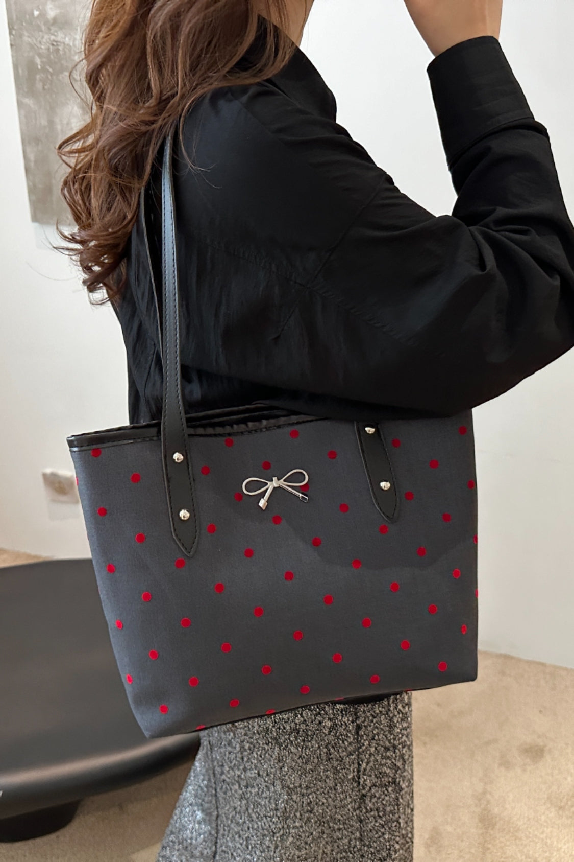 Polyester Tote Bag met strik