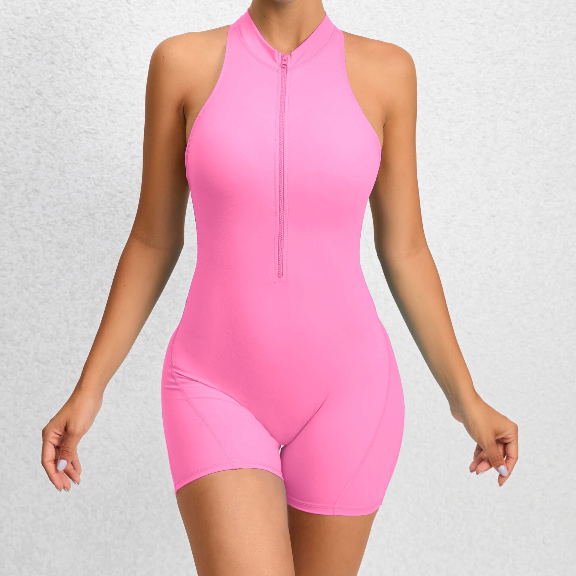 Dames Naadloze Trendy Jumpsuit Kort - Zacht & Rekbaar