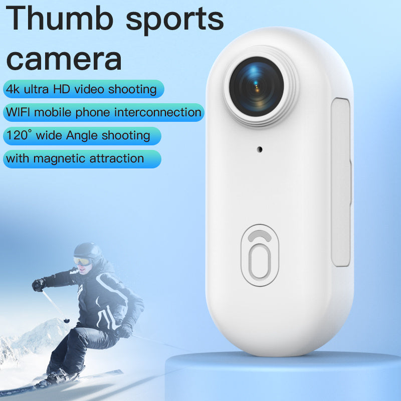 Compacte 4K Action Cam – Helm- & Fietsbevestiging
