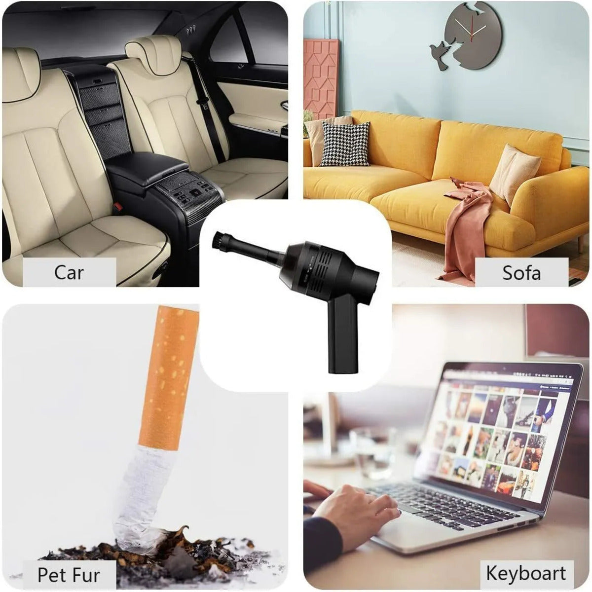 Elektrische Luchtstofblazer – Voor Elektronica & Auto - USB-Oplaadbaar