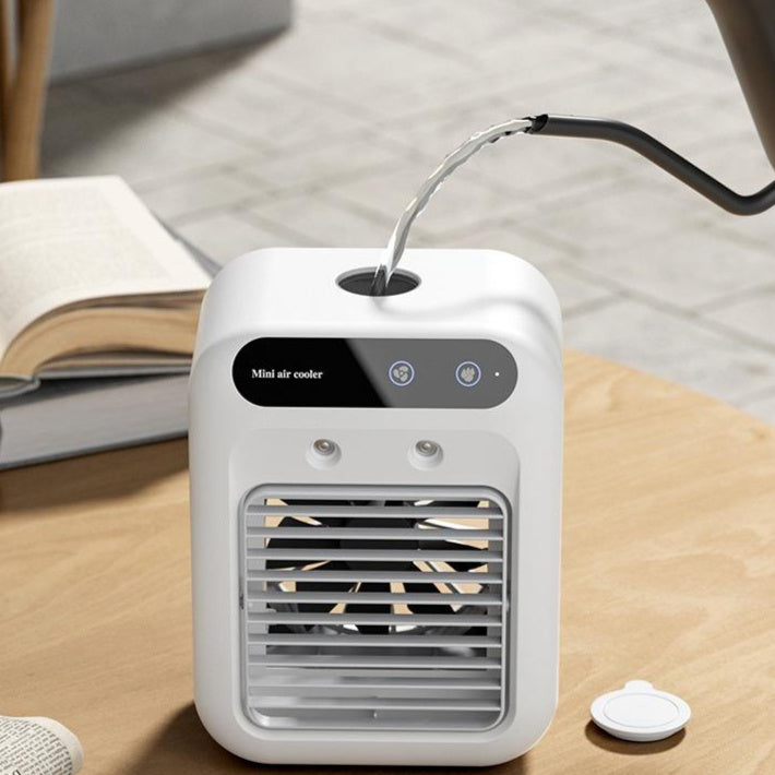 Draagbare Airco Ventilator met Waterkoeling