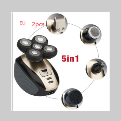 Waterdicht Elektrisch Scheerapparaat – 5-in-1  Gezicht & Lichaam - USB-Oplaadbaar