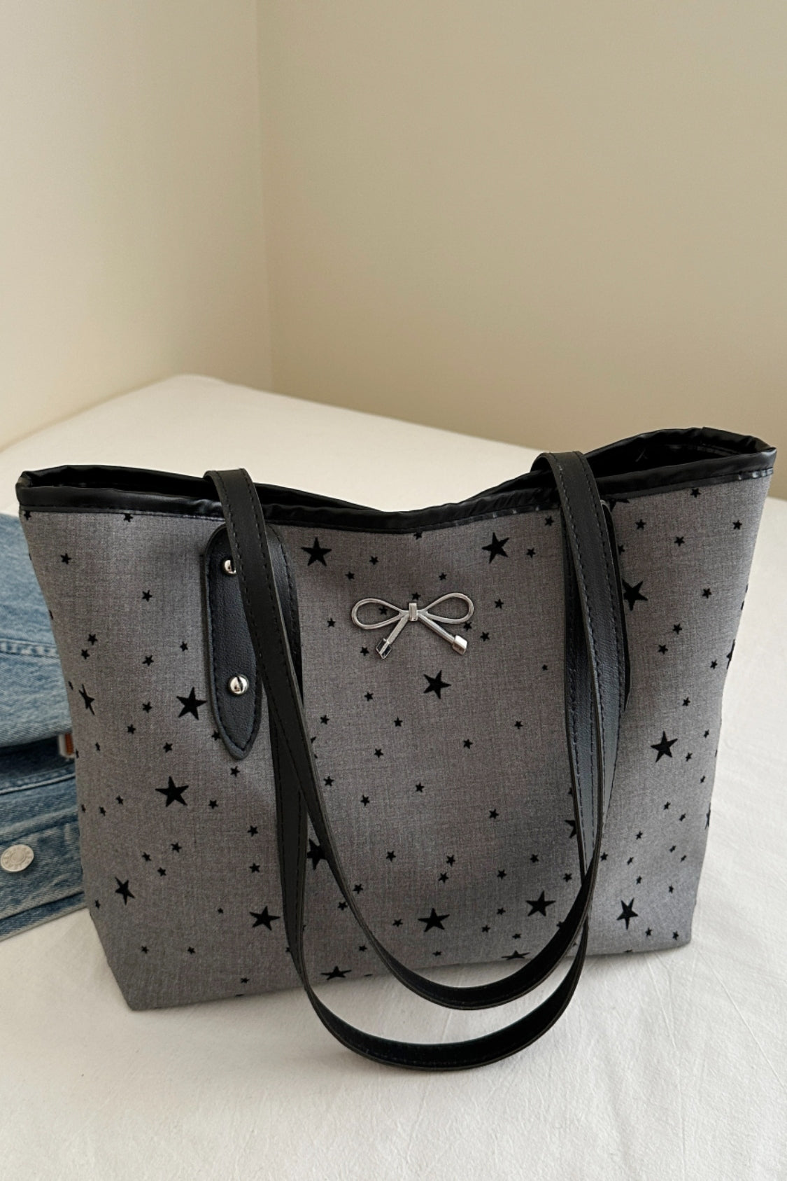 Polyester Tote Bag met strik