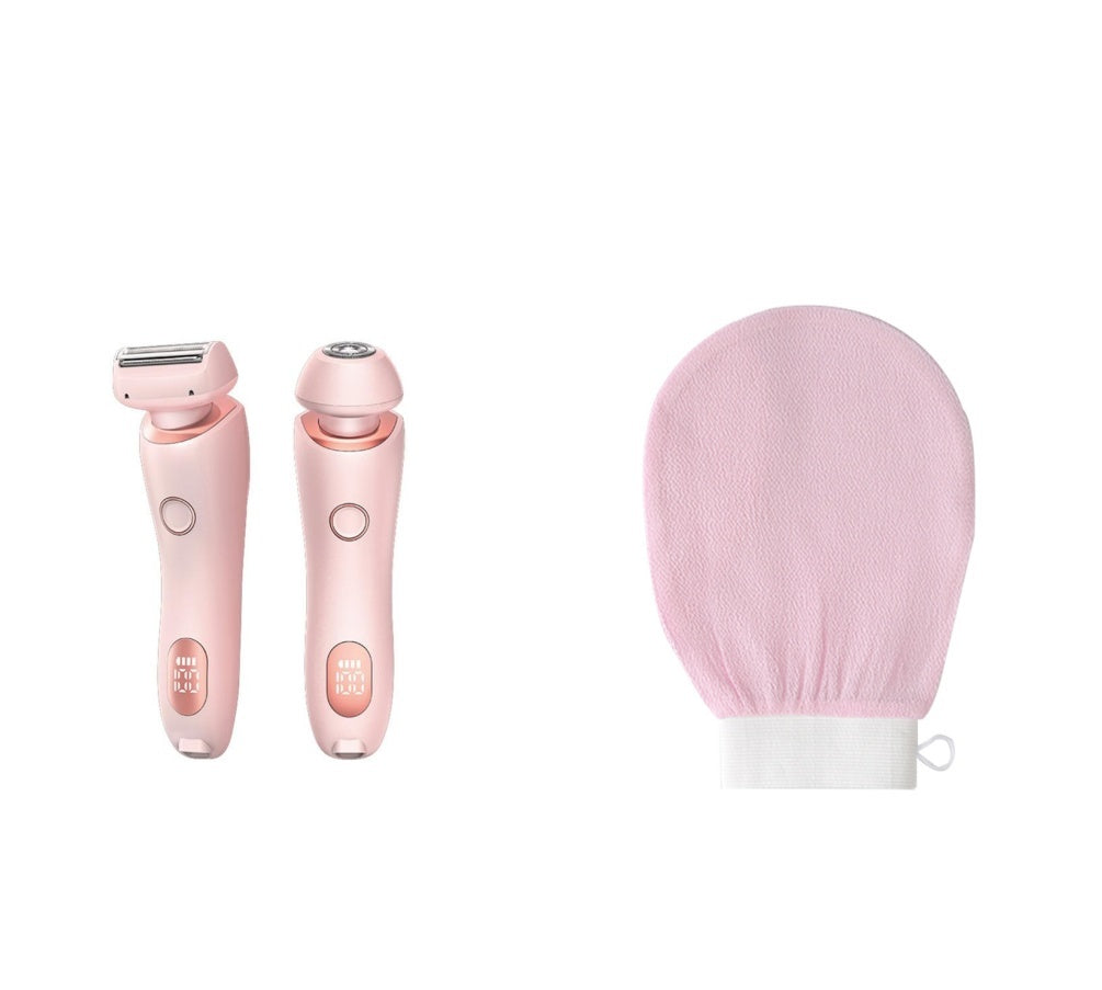 2-in-1 Elektrisch Scheerapparaat voor Vrouwen – Pijnloos, Waterdicht en USB Oplaadbaar