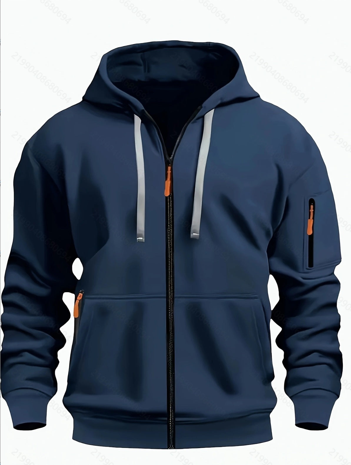 Heren Gevoerde Warme Cardigan - Met Capuchon