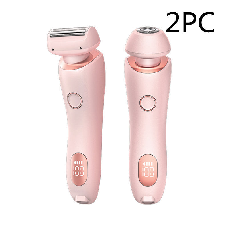 2-in-1 Elektrisch Scheerapparaat voor Vrouwen – Pijnloos, Waterdicht en USB Oplaadbaar