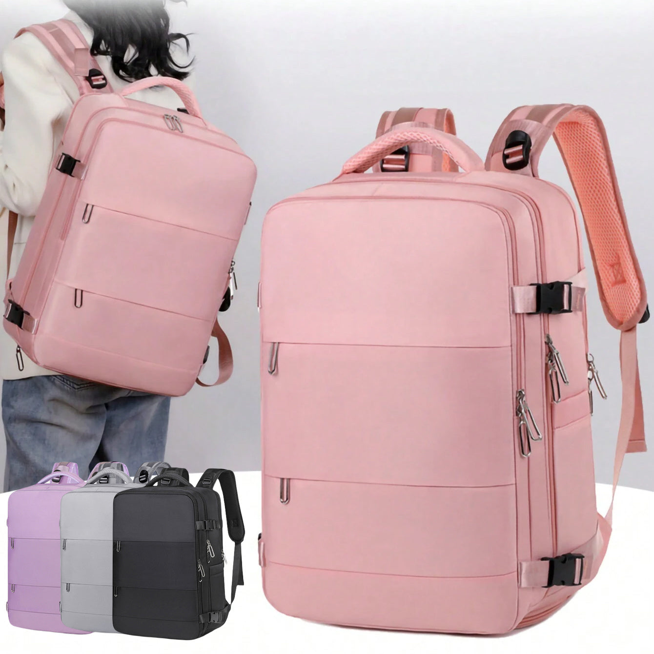 Multifunctionele Waterdichte Rugzak – Unisex Laptop & Reisrugzak