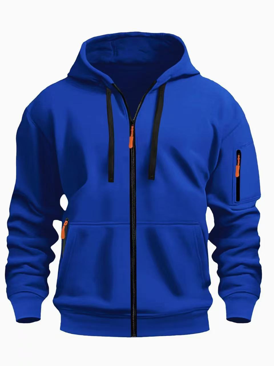 Heren Gevoerde Warme Cardigan - Met Capuchon